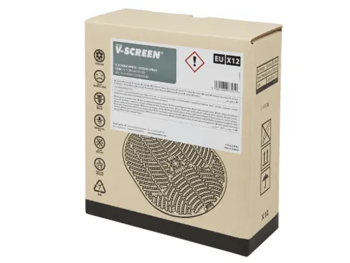 Urinoirmat V-screen Cucumber Melon 12 stuks