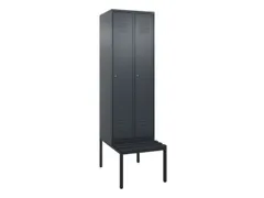 locker voor scheiding van kleding,HxBxD 2120x600x815mm,2vak