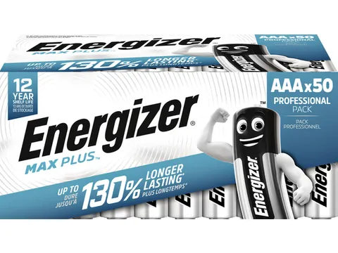 Batterij Energizer Max Plus 50xAAA alkaline
