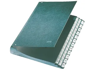 Termijnmap Leitz 5844 1-31 I-XII zwart karton - 1