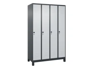 locker voor scheiding van kleding,HxBxD 1950x1200x500mm,4vak - 1