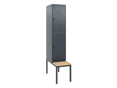 Dubbeldekse dekenkist,HxBxD 1950x400x815mm,1x2vak.,vak B 400mm
