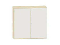 kantoorkast,HxBxD 1150x1200x430mm,decor romp esdoorn,decor front wit