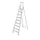 Lichte Boktrappen Aluminium 6treden Platform 25x25cm H 1,25m