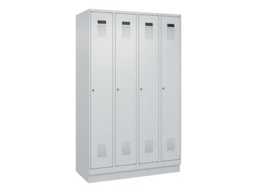 locker voor scheiding van kleding,HxBxD 1950x1200x500mm,4vak