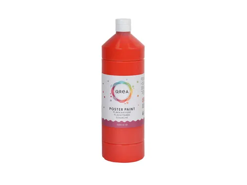 Plakkaatverf Qrea lichtrood 1000ml