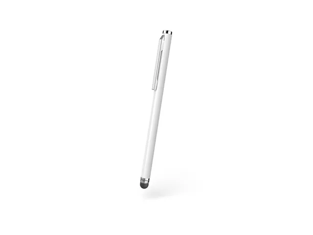 Stylus Pen Hama Easy met soft touch punt en clip wit