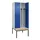 locker met bank,voor scheiding van kleding,HxBxD 2120x800x815mm,2vak