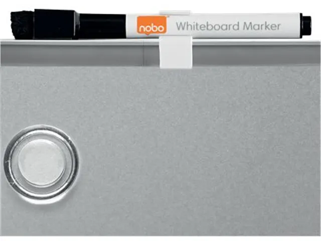 Tableau Blanc Nobo Slim Line 43x58cm Argent