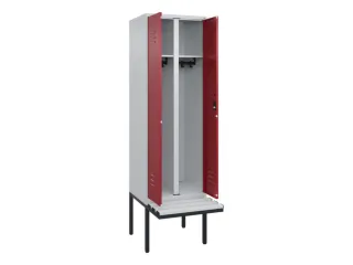 locker voor scheiding van kleding,HxBxD 2120x600x815mm,2vak - 2