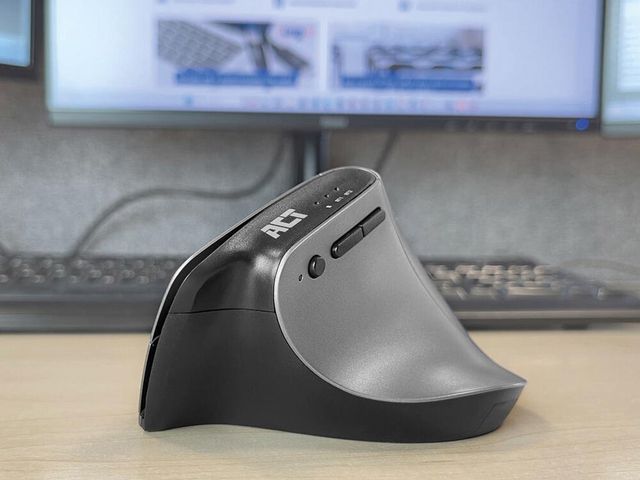 Souris ergonomique sans fil avec Bluetooth et USB-C/USB-A