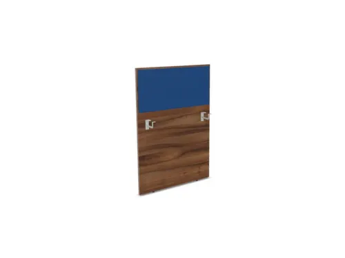 baliepaneel bureau aanbouw links NP-tiepolo nut BN6016-blauw 800mm