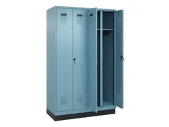 locker voor scheiding van kleding,HxBxD 1950x1200x500mm,4vak