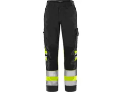 Fristads 2652 broek voor P/COT, fluo geel/zwart, maat 40, per stuk