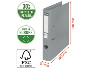 Ordner Esselte Vivida A4 50mm PP zwart - 4