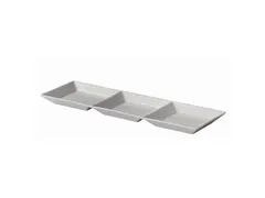 Schaal Yoga Palmer Royal Ivory 3-vaks 32x10cm doos 8st