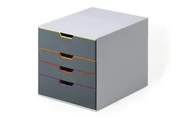 Ladenbox Durable Varicolor 4 laden grijs