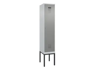 locker,HxBxD 2120x400x500mm,1vak,vak B 400mm,cil.-slot,voetonderstel - 2