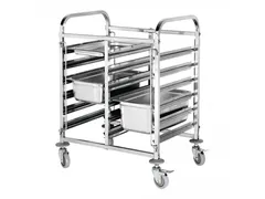 Caterchef Regaalwagen 2x 6 niveaus 1/1 GN