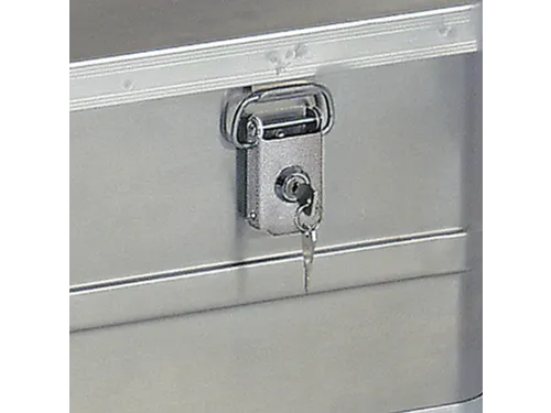 insteek-cilinderslot,v. Aluminium transportbox