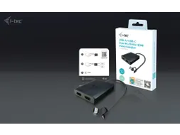 USB-A/USB-C Dual 4K/60 Hz HDMI Video Adapter