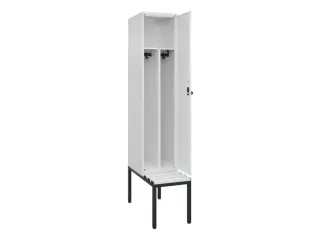 locker voor scheiding van kleding,HxBxD 2120x400x815mm,1vak - 2