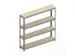 Rayonnage grande largeur HxlxP 1970x2004x400mm charge maxi/tablette 50
