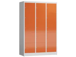 lockerkast,HxBxD 1800x1185x500mm,3x5vakken,vak B 395mm,cil.-slot