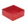 Inzetbak HxLxB 40x99x99mm Polystyreen Rood 50 stuks