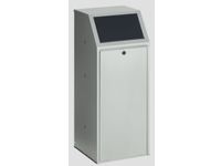 Afvalverzamelaar restafval 70 liter hxbxd 1000x400x400mm klep grijs