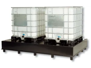 Opvangbak Hdpe 420x2620x1720mm V. 2x1000l M. . Pe Plaat - 1