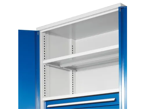 Materiaalkast Geperf Deuren 1950x1000x600mm 4legborden Ral5010