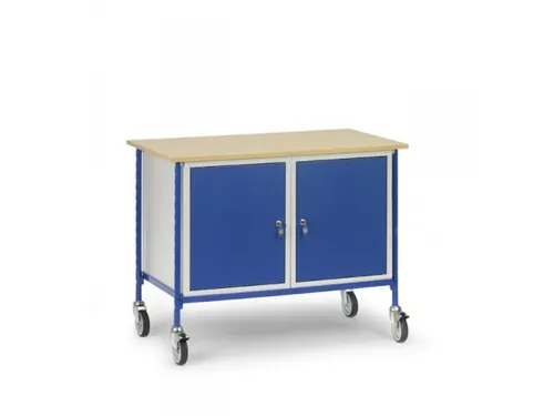 Verrijdbare werktafel 5868 150kg 1120x650 mm RAL5007