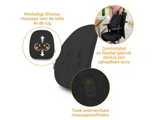 Shiatsu massagekussen Medisana MC 500 draadloos - 4