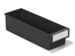 ESD-stellingbak,HxBxD 100x132x400mm,PP,zwart