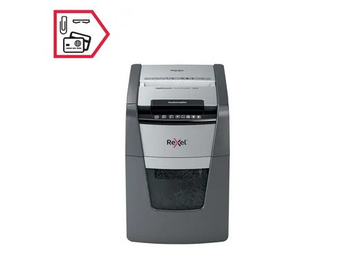 Papiervernietiger Rexel Optimum Auto+ 90X snippers 4x28mm