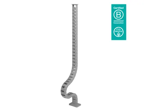 Addit kabelgeleider Grijs 34.472 Voor Zit-sta 130 cm