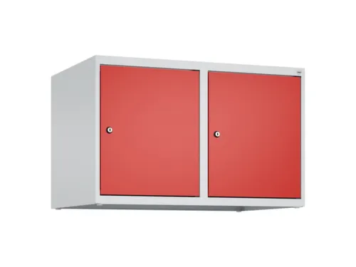opzetkast,v. locker,2vak.,vak B 400mm,HxBxD 500x800x500mm,cilinderslot