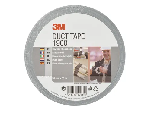 Duct tape 3M 1900 50mmx50m zilver