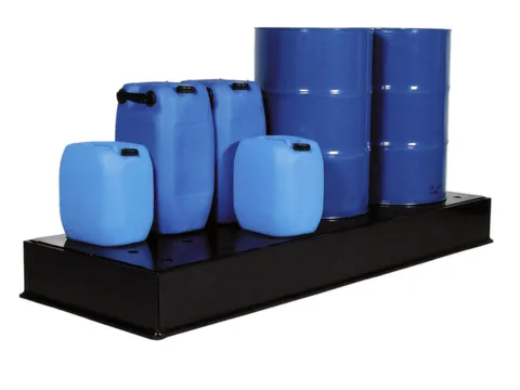 Opvangbak Hdpe 2470x870x170mm V. 6x220l Pe Plaat Volume 225l