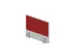 panneau de rehausse,p. table de bureau,MP-gris clair,BN4011-rouge