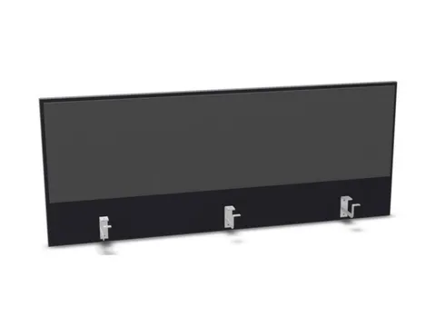 opzetpaneel bureau aanbouw achter CC-zwart BN8010-antraciet 1400mm