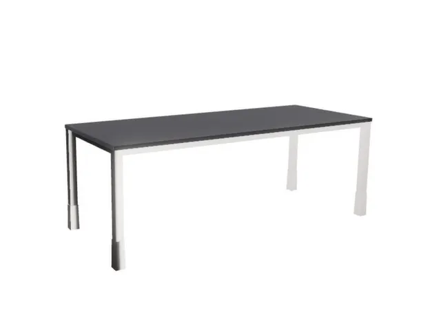 In hoogte verstelbaar bureau,HxBxD 720-840x2000x800mm,CC-zwart