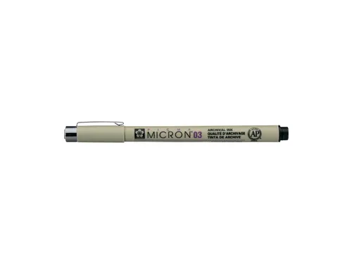 Fineliner Sakura pigma micron zwart 0.35mm