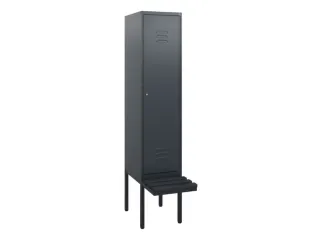 locker met bank,HxBxD 1950x400x815mm,1vak,vak B 400mm,cil.-slot - 1