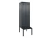 locker met bank,voor scheiding van kleding,HxBxD 2120x600x815mm,2vak