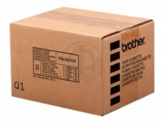 Tze231civ Brother P-touch 12mm Zwart Op Wit