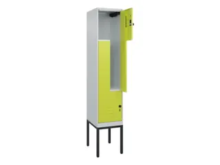 Z-garderobekast,HxBxD 2120x400x500mm,vak B 200/400mm,draaigrendel - 2