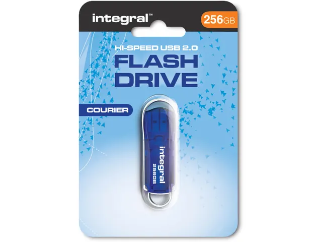 256Gb Usb2.0 Drive Courier Blue