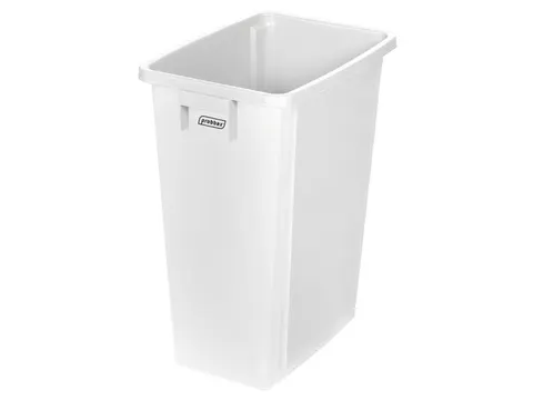 afvalverzamelaar,60l,HxBxD 580x320x460mm,romp PP wit,gesloten